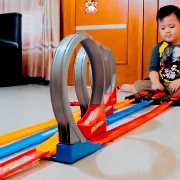 Hot Wheels Track Mainan Anak Cowok Mobil Mobilan Jalanan Hotwheels