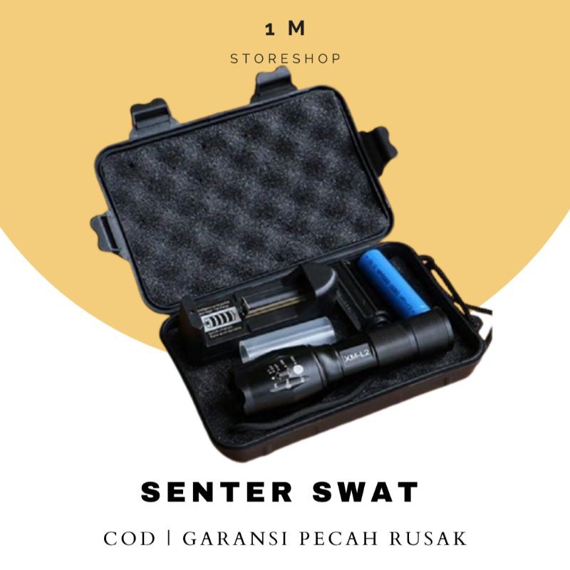Senter Lampu Talfware Torch Senter Swat Penerangan Lampu