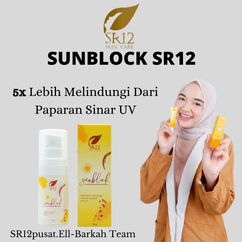 tabir surya SR12/sunscreen anti lengket