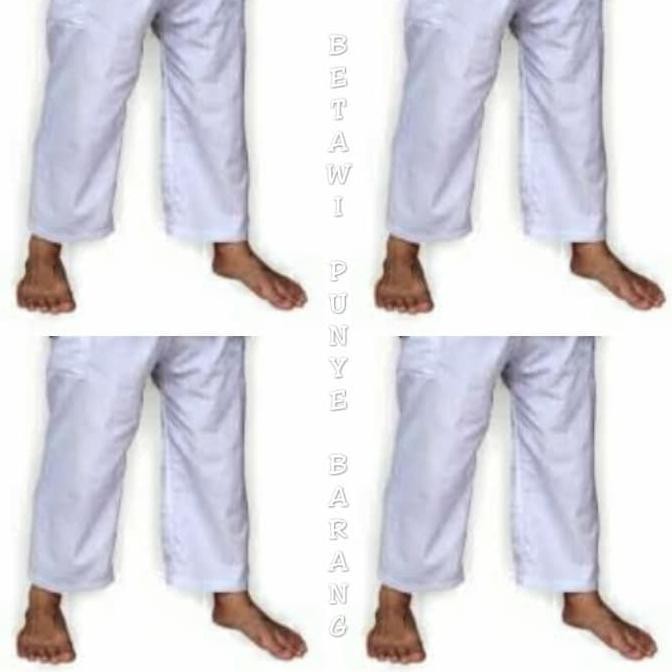 celana pangsi celana sirwal putih allsize dewasa - Putih