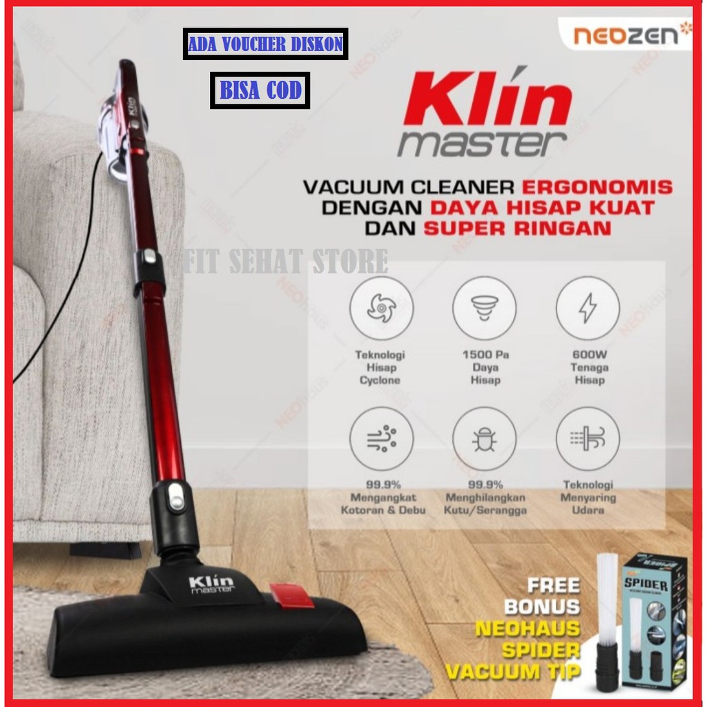 Vacuum Cleaner Klin Master - Alat Penyedot Debu Klin Master - Original