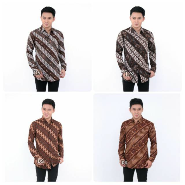 Kemeja Batik Slimfit | Kemeja Kantor Junkies | Kemeja Pria Modern | Kemeja Pria Lengan Panjang