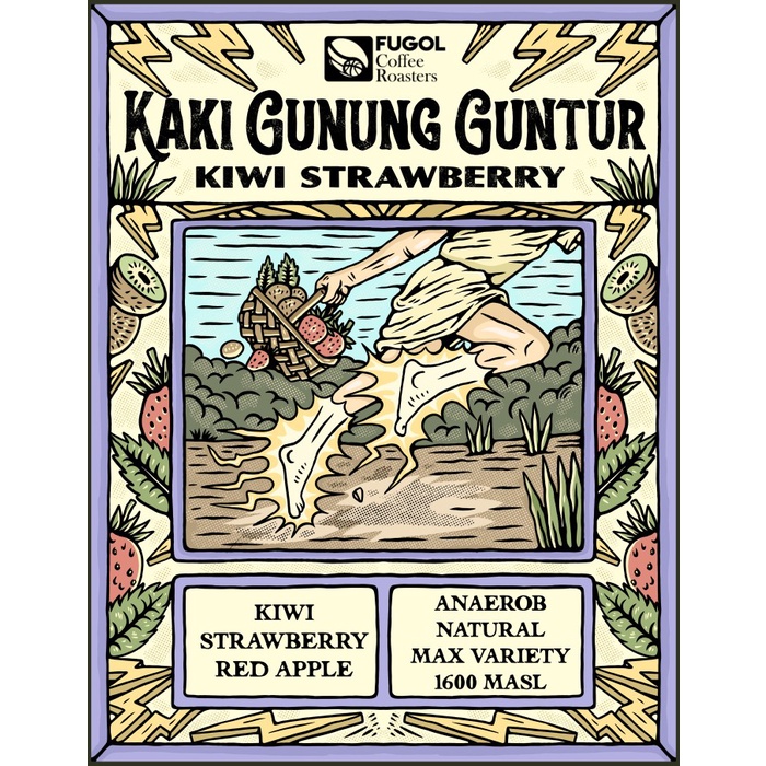 

Kopi-Biji- Kaki Gunung Guntur (200Gr) Single Origin Specialty Coffee Beans - Biji -Biji-Kopi 750