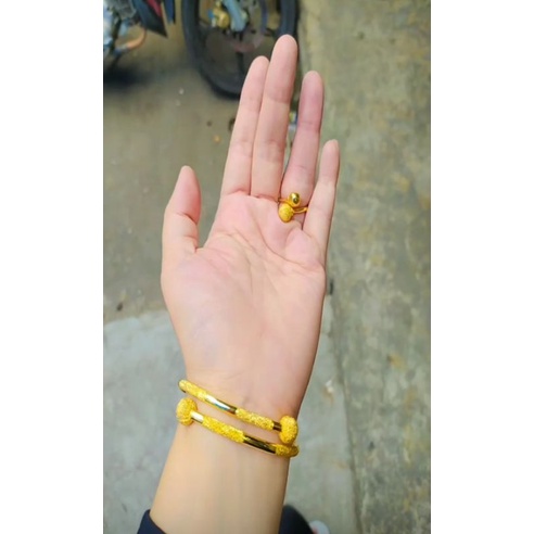 gelang set cincin boba