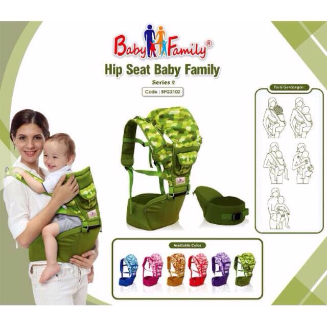 Hipseat seri mermaid scot / baby family 