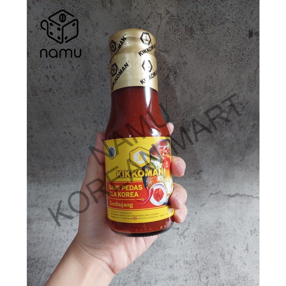 

Kikkoman Gochujang Korean Sauce 300 gr - Saus Pasta Cabai Pedas ala Korea Halal