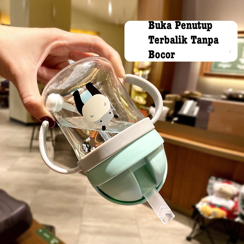 BOSJKT0092 Botol Minum 300ML Bayi Gelas Anak Balita Training Cup Baby