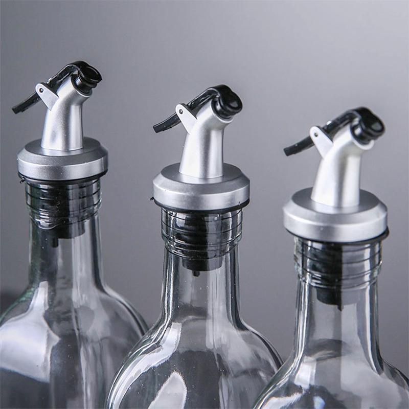 Tutup Botol Kecap Madu Sirup Minyak / Bottle Pourer Ada Tutup / Dumper Oli Anti Bocor-Won