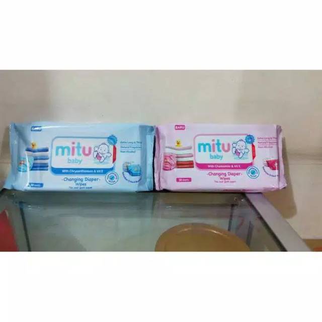 Tisu Basah Mitu 50 Sheet