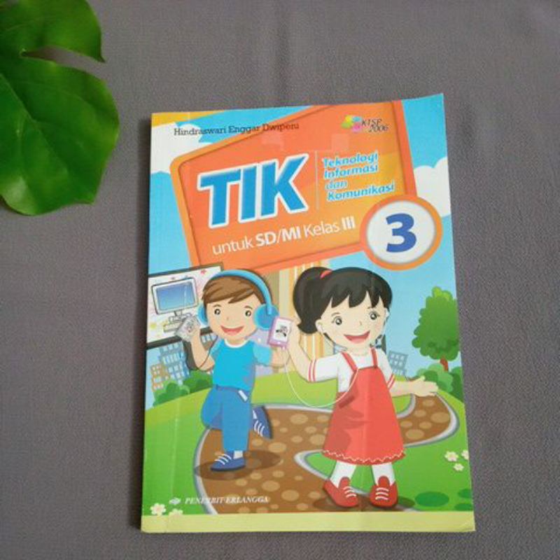 Preloved/Bekas Buku TIK (Teknologi Informasi dan Komunikasi) Kelas 3 SD Penerbit Erlangga