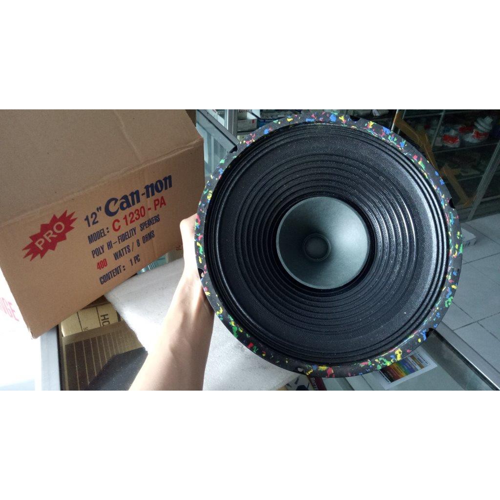 Speaker Canon Pro 12 in inch Full range 400 watt 8 ohm