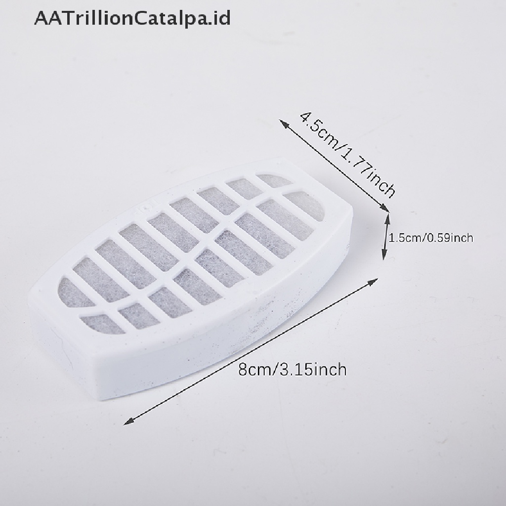 Aatrillioncatalpa 1 / 4pcs Filter Dispenser Air Minum Pengganti Untuk Hewan Peliharaan