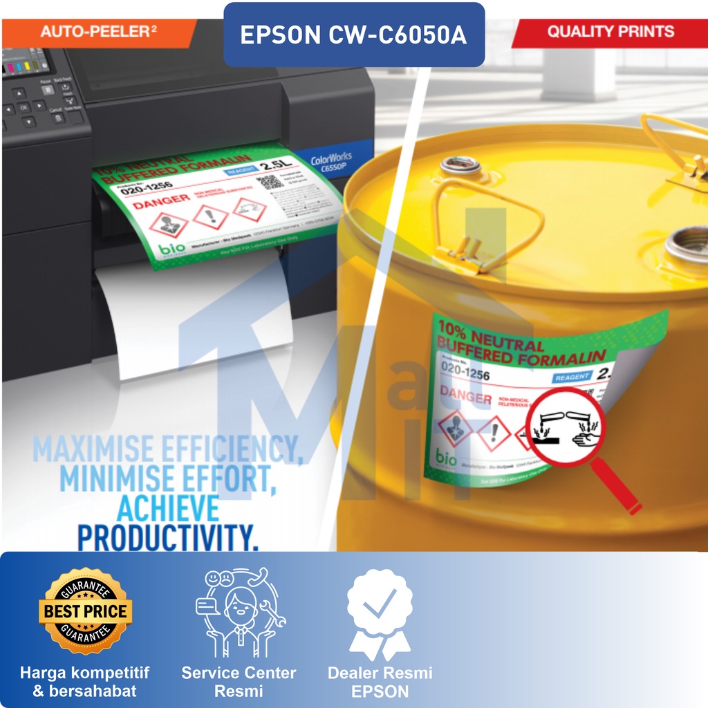 Printer Epson Label ColorWork Color Work C6050A C-6050A C6050 Pigment