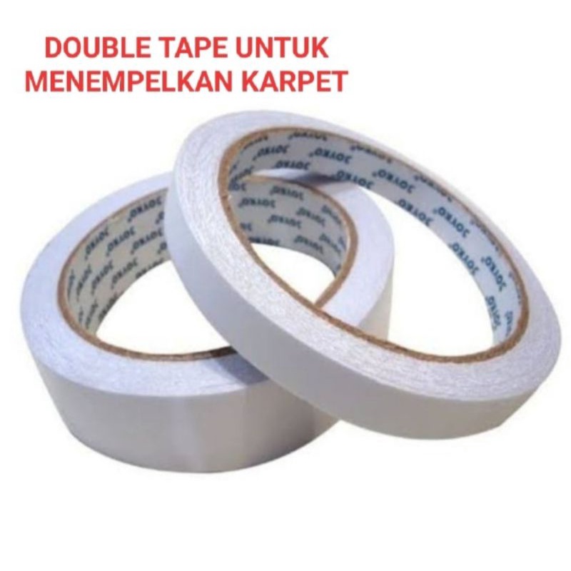 

Double tape utk menempel karpet lebar 2,4mm panjang 13,7mtr