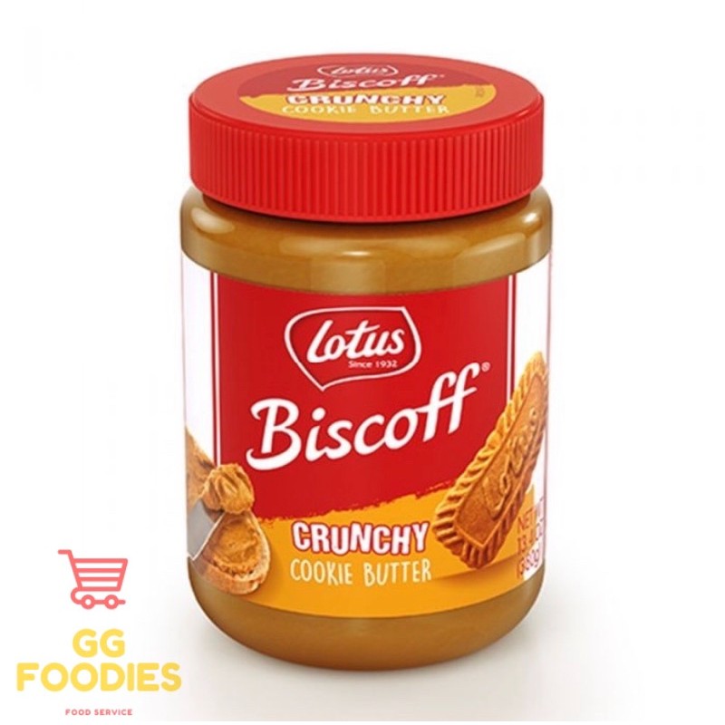 

Lotus Biscoff Crunchy Biscuit Spread 380 GR Halal Selai Premium Import