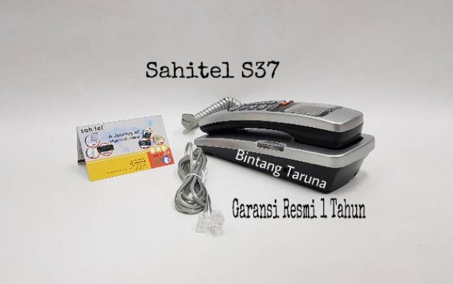 Telepon Kabel Sahitel S-37 Pesawat Telepon Sahitel S37 (Silver)