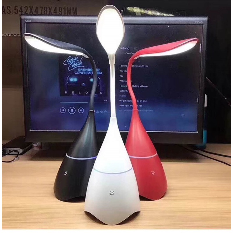 PROMO!!!! LAMPU LED MEJA BELAJAR SPEAKER BLUETOOTH MUSIC LAMP + SPEAKER BLUETOOTH - Desk Lamp LED With Bluetooth Speaker - Lampu Meja Dengan Speaker Bluetooth - speaker Bluetooth - LAMPU MEJA HIAS - LAMPU MEJA BELAJAR KEREN - LAMPU MEJA HIASAN