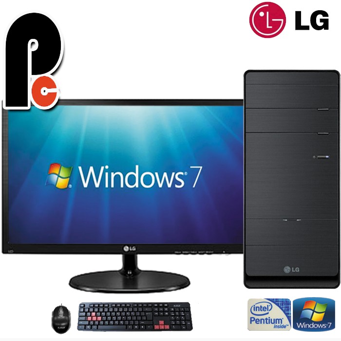 PC KOMPUTER BUILD UP DEKSTOP LG H61 PENTIUM PLUS MONITOR LG 19'' NEW