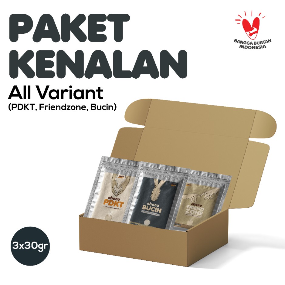 

Cokelat Uwu Paket Kenalan (3x30gr)