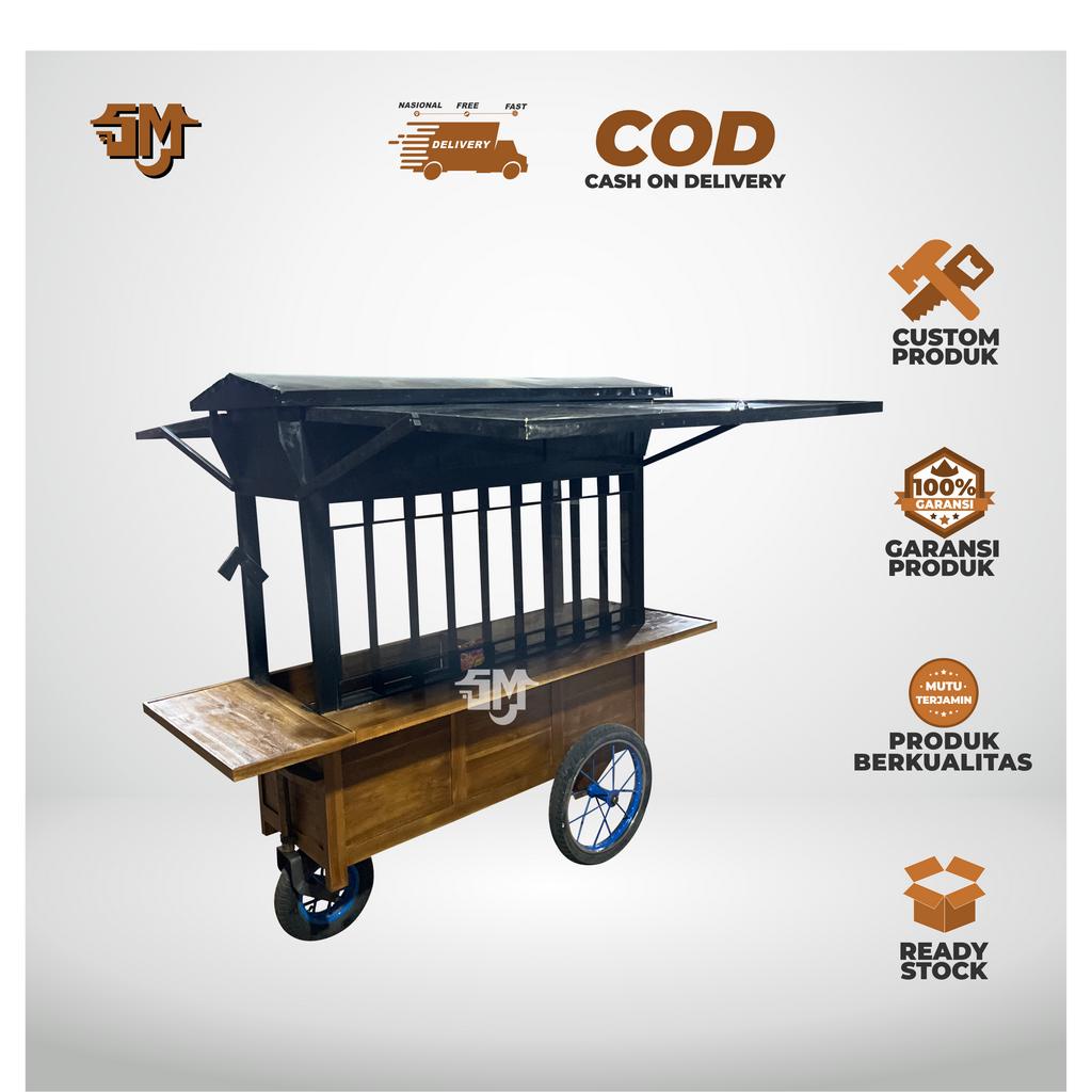 Gerobak Warmindo Penutup Atap/Grobak Warmindo Kekinian