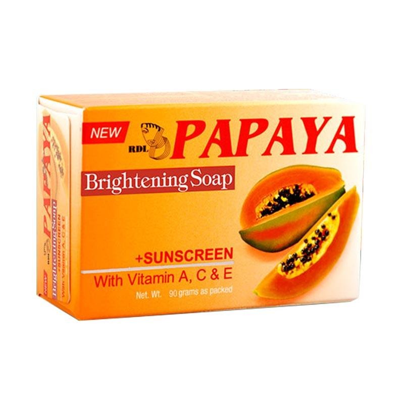 RDL Sabun Papaya Whitening Soap 135gr - Sabun Pepaya RDL Halal Original BPOM