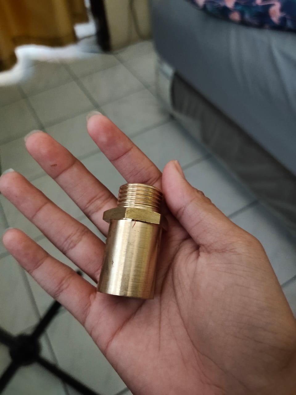 Sok Kuningan Sok Drat Luar Dalam Panjang Kuningan 1 2 Inch