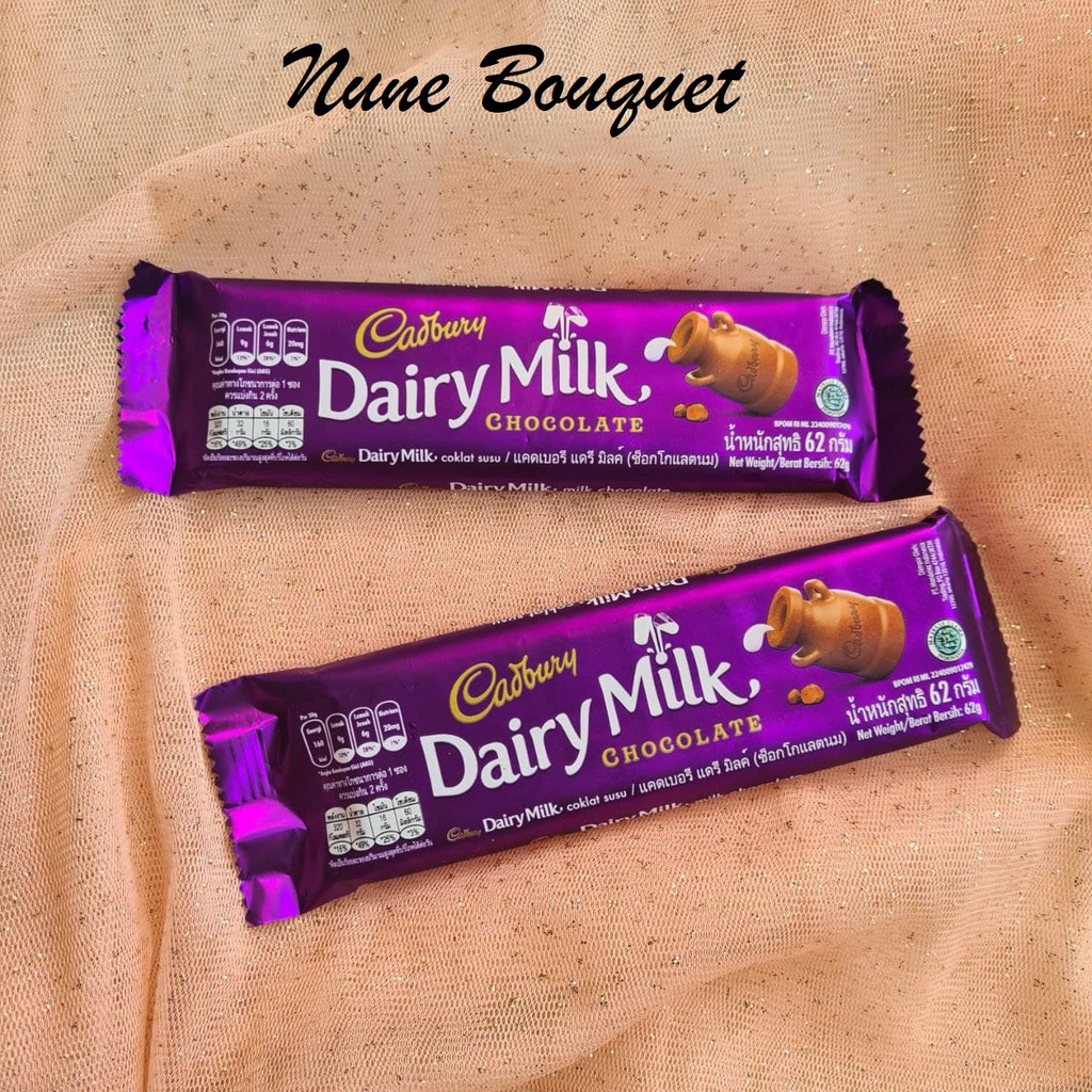 

[TAMBAHAN] Cadbury Dairy Milk 62 Gram