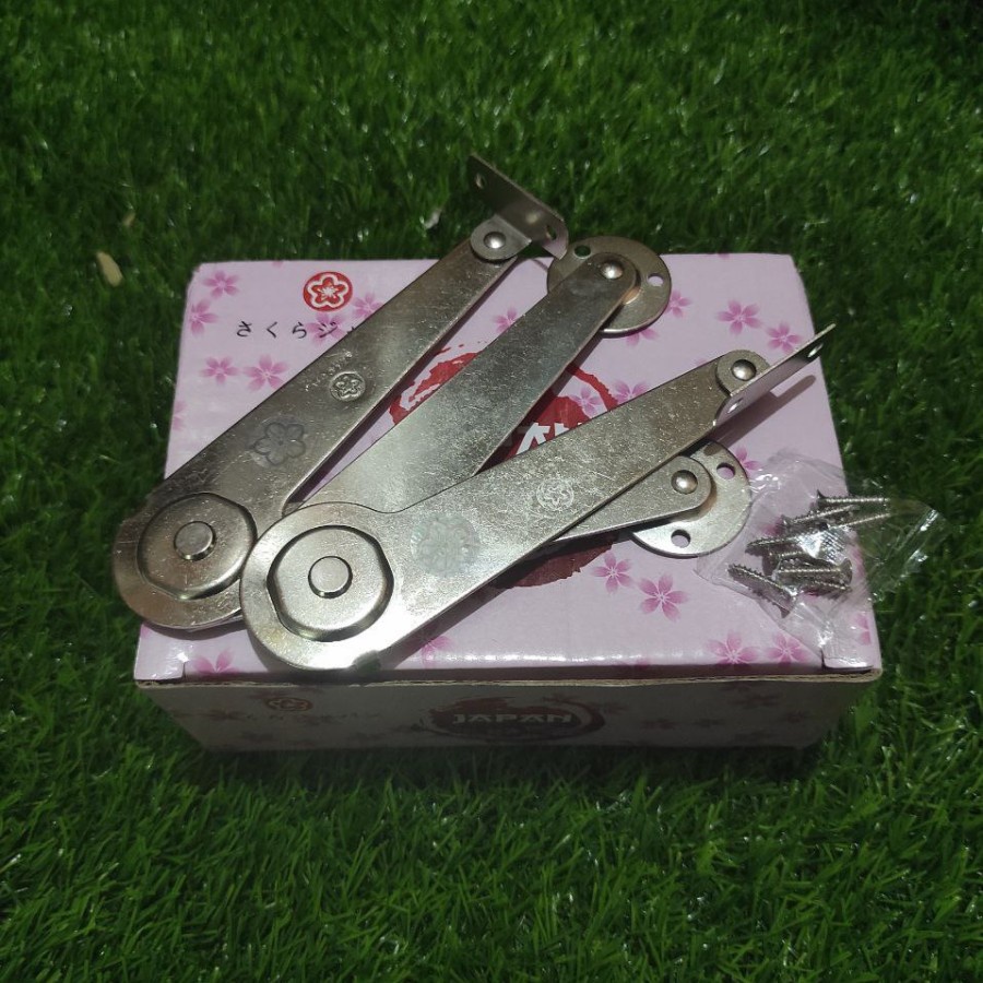 Per Lusin Engsel Salon 9 inch Sakura Per Lusin/ Engsel Jendela / Sikutan Jendela / Penyangga Jendela