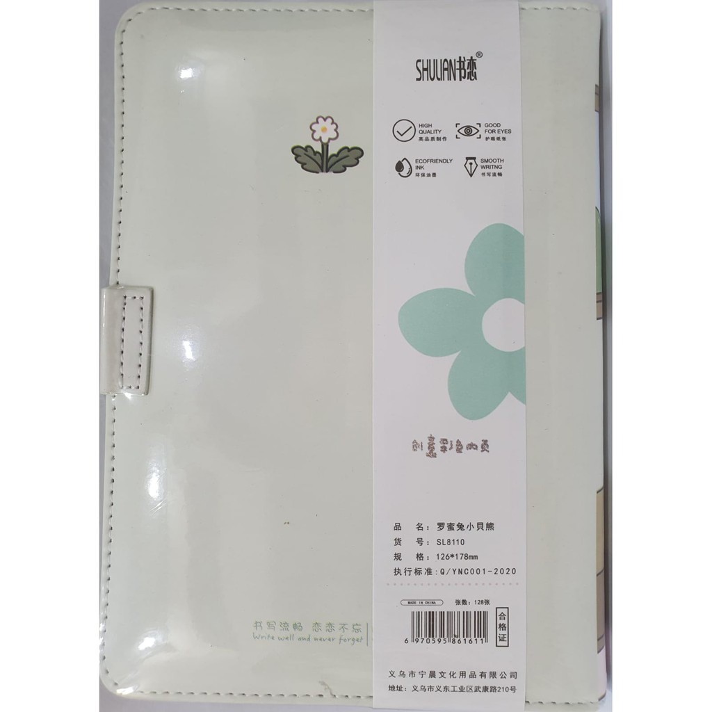 Buku Notebook Lucu Diary Agenda Import Happy Time SL 8110