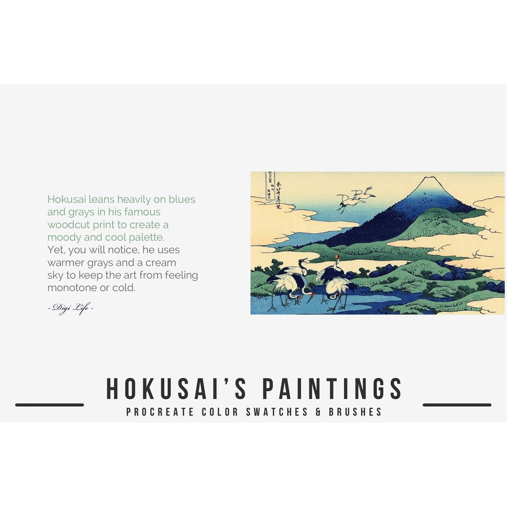 Procreate Brush - Hokusai's Art