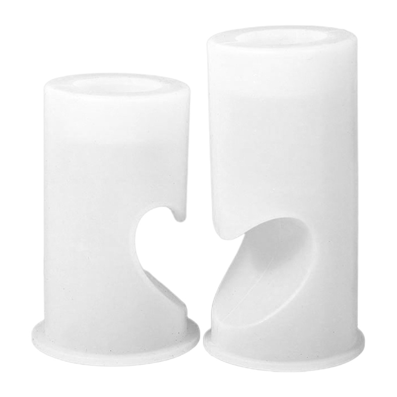 Siy 2Pcs / Pasang Cetakan Silikon Bentuk Hati 3D DIY