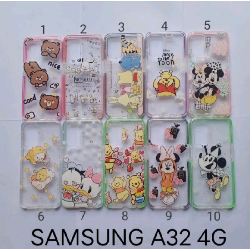 Soft case Samsung A32 4G motif gambar karakter cewek softcase softsell softshell silikon cover