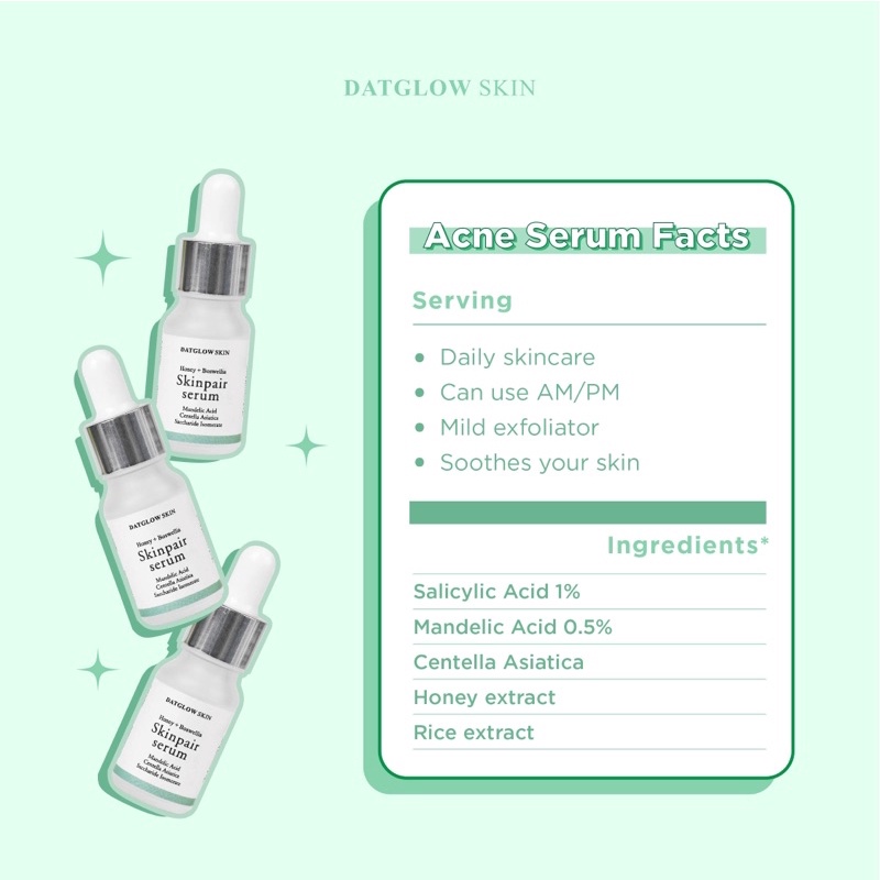 ✨Up Your Look✨ Skinpair serum acne 10ml datglowskin datglow skin serum jerawat