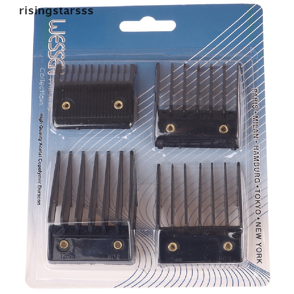 Rsid 4Pcs / Set Sisir Panduan Potong Rambut Universal Untuk Perlengkapan Salon