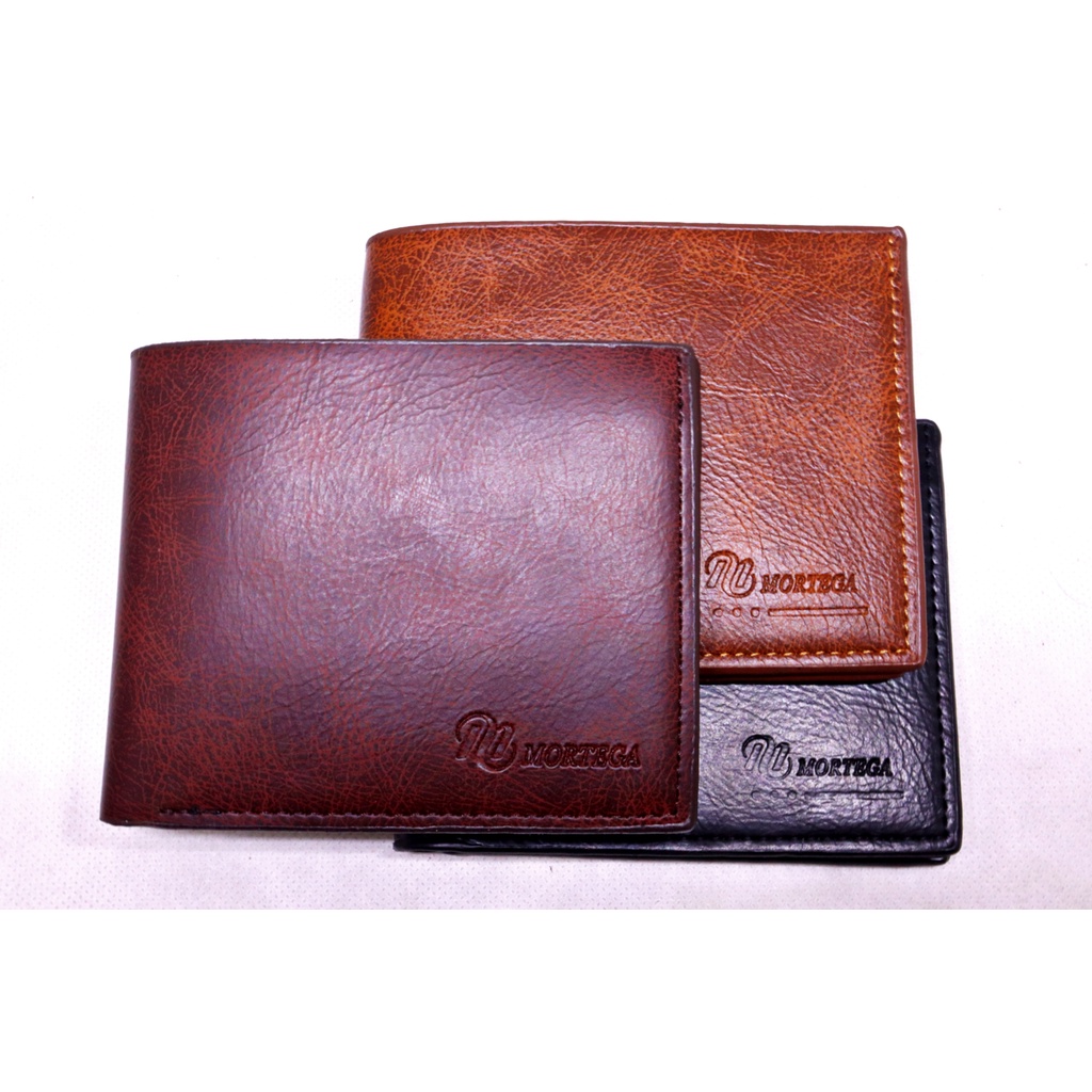 MORTEGA DOMPET PRIA MODEL LIPAT BAHAN KULIT BERKUALITAS / DOMPET LIPAT MORTEGA M-7802