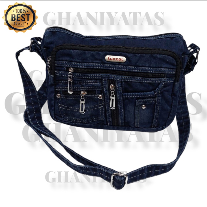 TAS WANITA SELEMPANG LEVIS GRANET ORIGINAL JEANS