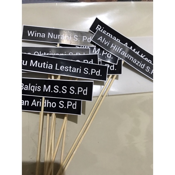 

Tambahan nama untuk buket