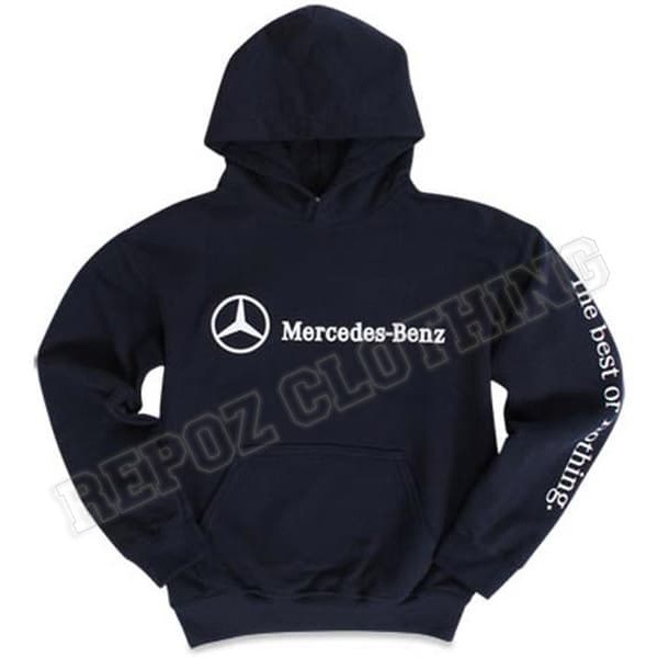 JAKET ZIPPER HITAM MERCEDES BENZ