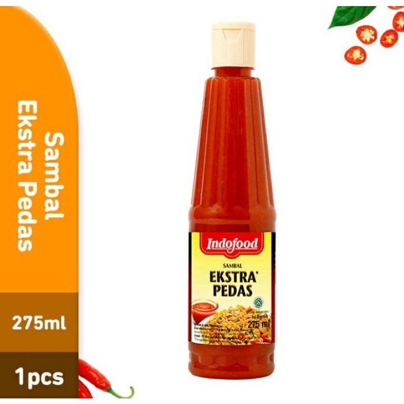 

Indofood saus extra pedas 275ml