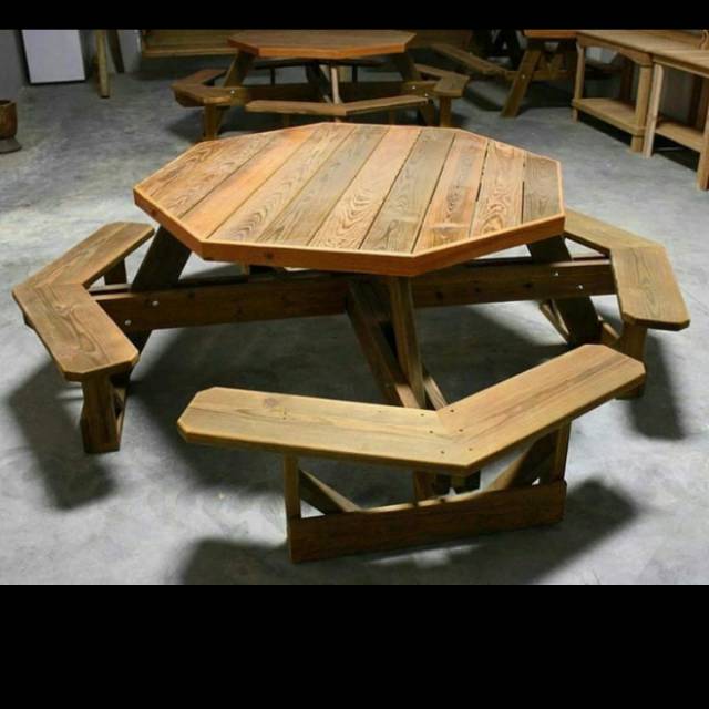 Meja segi delapan  ,bulat,meja taman,meja outdoor