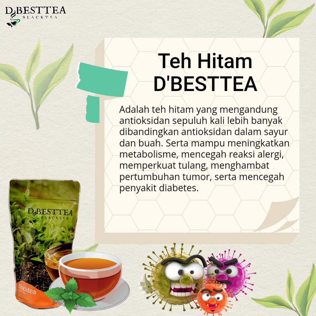 

TEH HITAM DBESTTEA BLACK TEA 110 GRAM PONCH