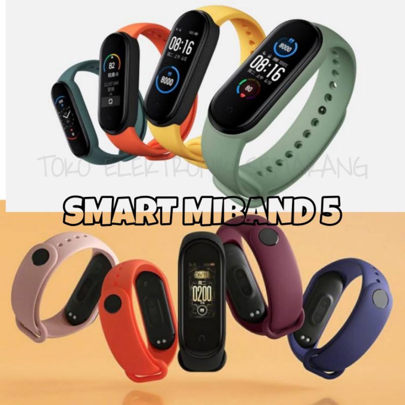 GARANSI RESMI TAM XIAO MI SMART MI BAND 5 AMOLED SMARTWATCH