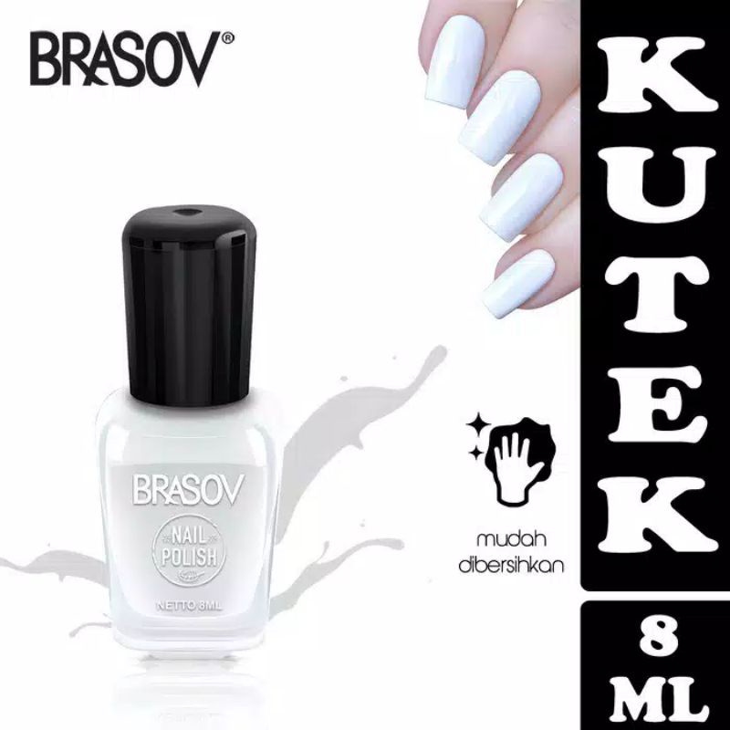 (BPOM) KUTEK Brasov Bening Hitam / Pewarna Kuku