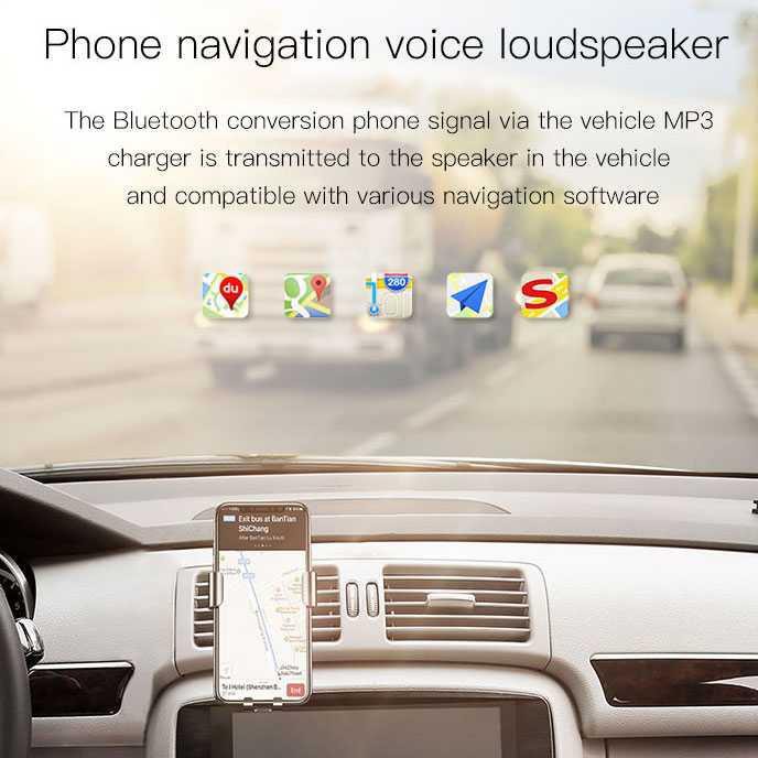 Baseus 2 in 1 USB Car Bluetooth Audio Transmitter