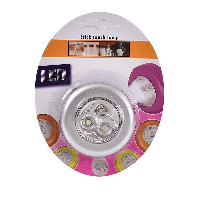 Medan Termurah Lampu tidur Stick N Click 3 LED Lampu LED Emergency Stick Touch Lamp