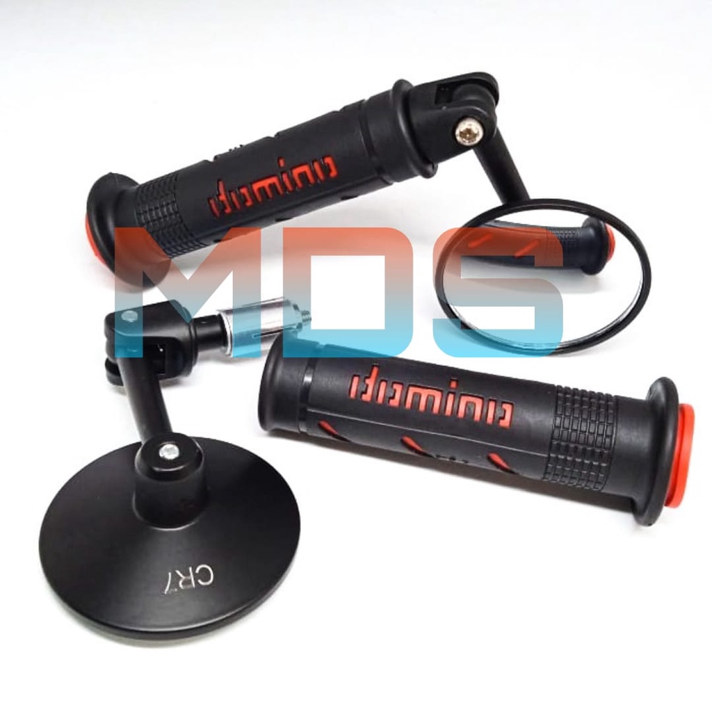 PAKET 2 In 1 Spion Jalu cembung bulat plus Handgrip sisik NMAX.BEAT.PCX.MIO.VARIO DLL-3