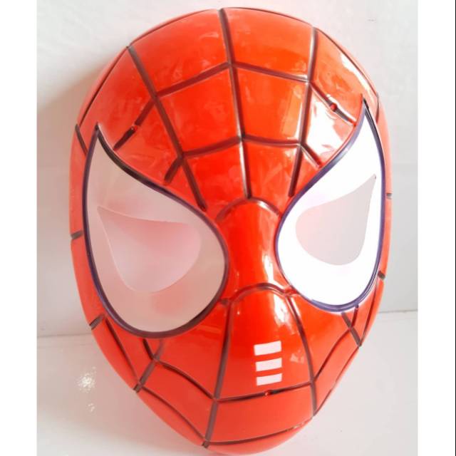 Topeng Plastik Hulk Topeng Kostum Anak Superhero topeng avengers topeng spiderman