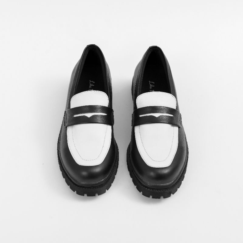 sepatu wanita slip on loafers khaila shoes