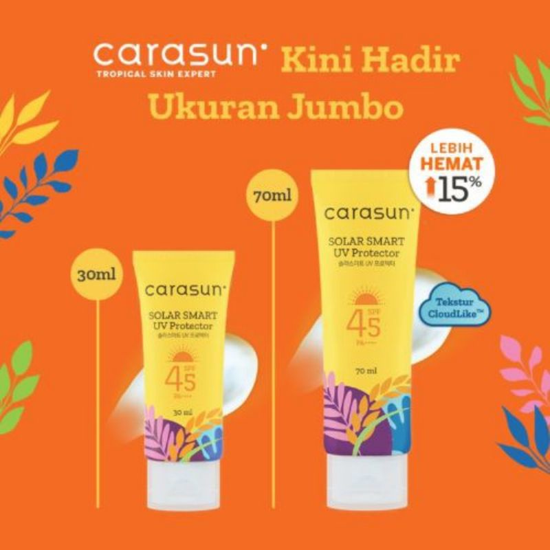 Carasun Solar Smart UV Protector SPF 45 PA++++/100% Original