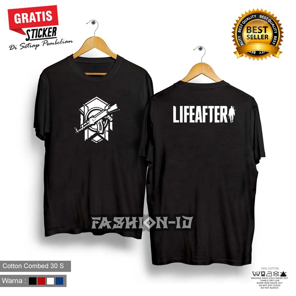 Baju Kaos LIFE AFTER LIFEAFTER Pria Dan Wanita Distro KAOS PRIA KEREN